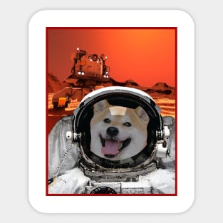 Martian Dogge Sticker